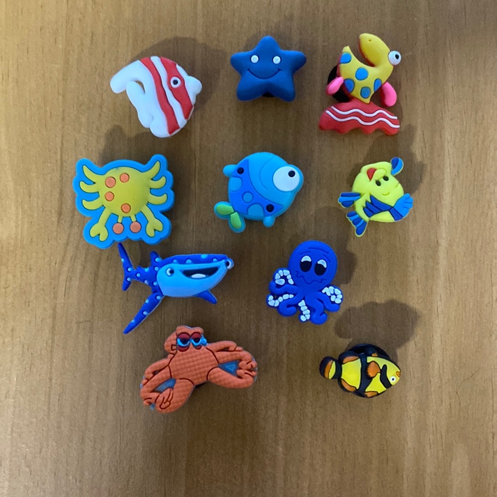 NWOT Sea life Animals Croc Charms Jibbitz Lot #2